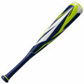 Bate de béisbol ligero verde y azul