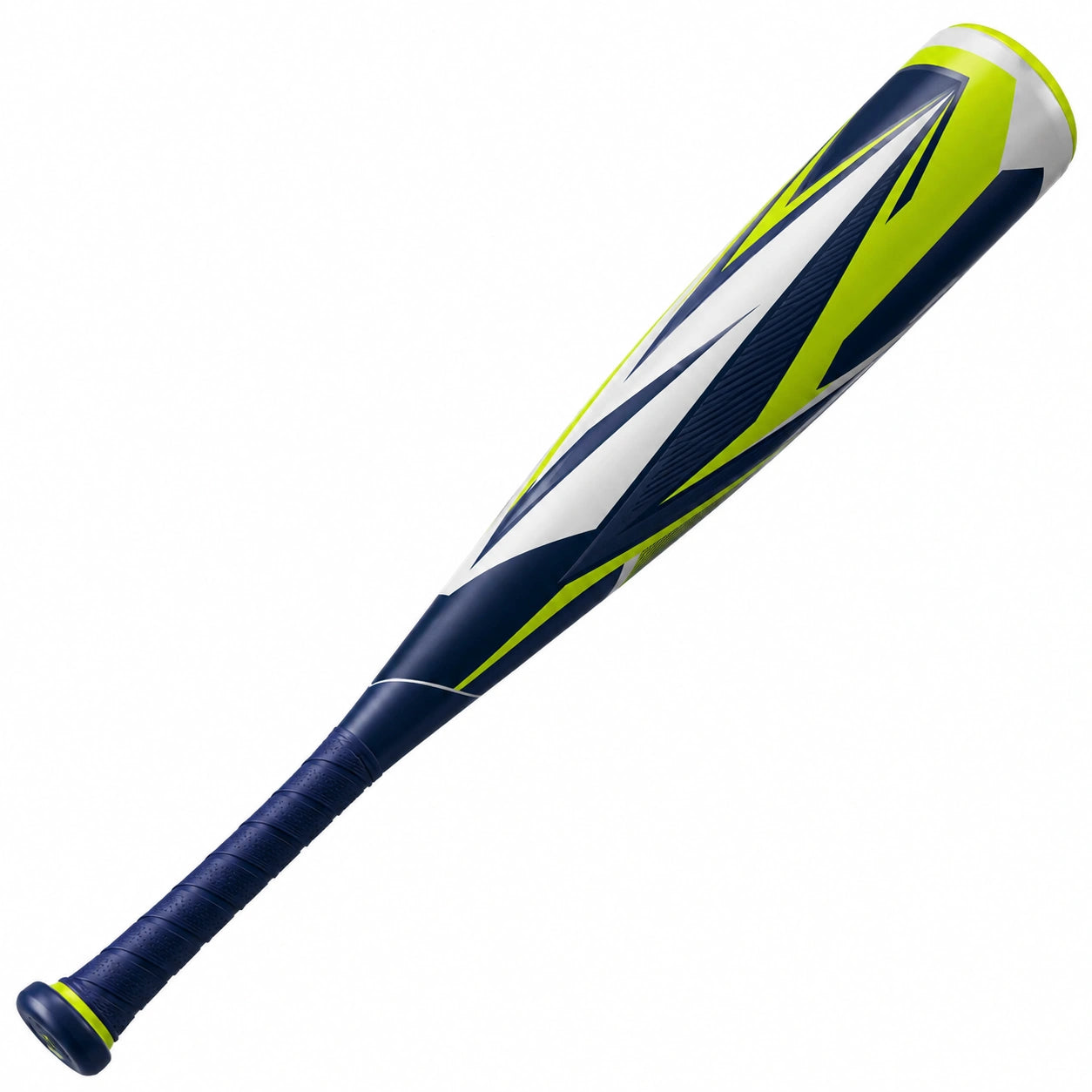 Bate de béisbol ligero verde y azul