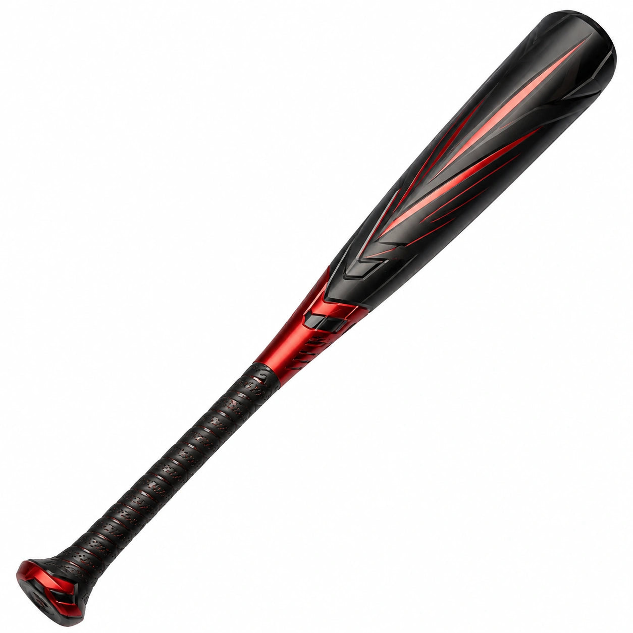 Bate de béisbol de 32 pulgadas para adultos, negro y rojo