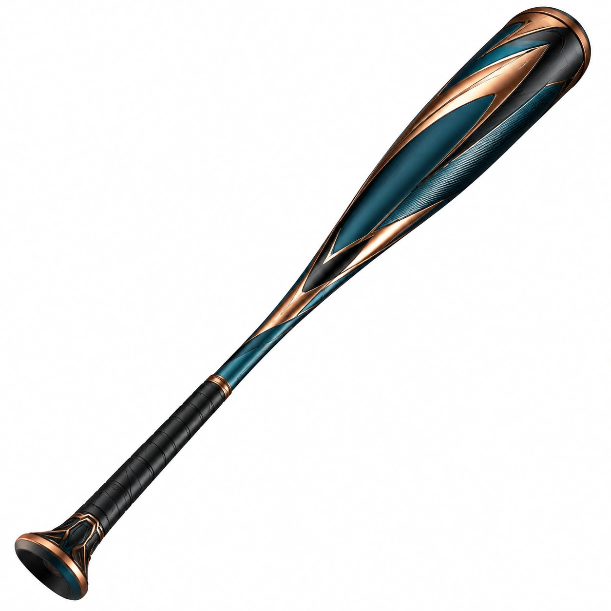 Bate de béisbol azul y cobre para adultos, diseño aerodinámico 0.80kg
