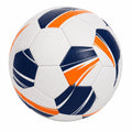 Balón de fútbol para entrenamiento 32 paneles blanco, azul y naranja