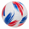 Balón de fútbol blanco, rojo y azul para entrenamientos y partidos