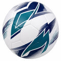 Balón de Fútbol Tamaño 5 Blanco y Azul Resistente al Clima