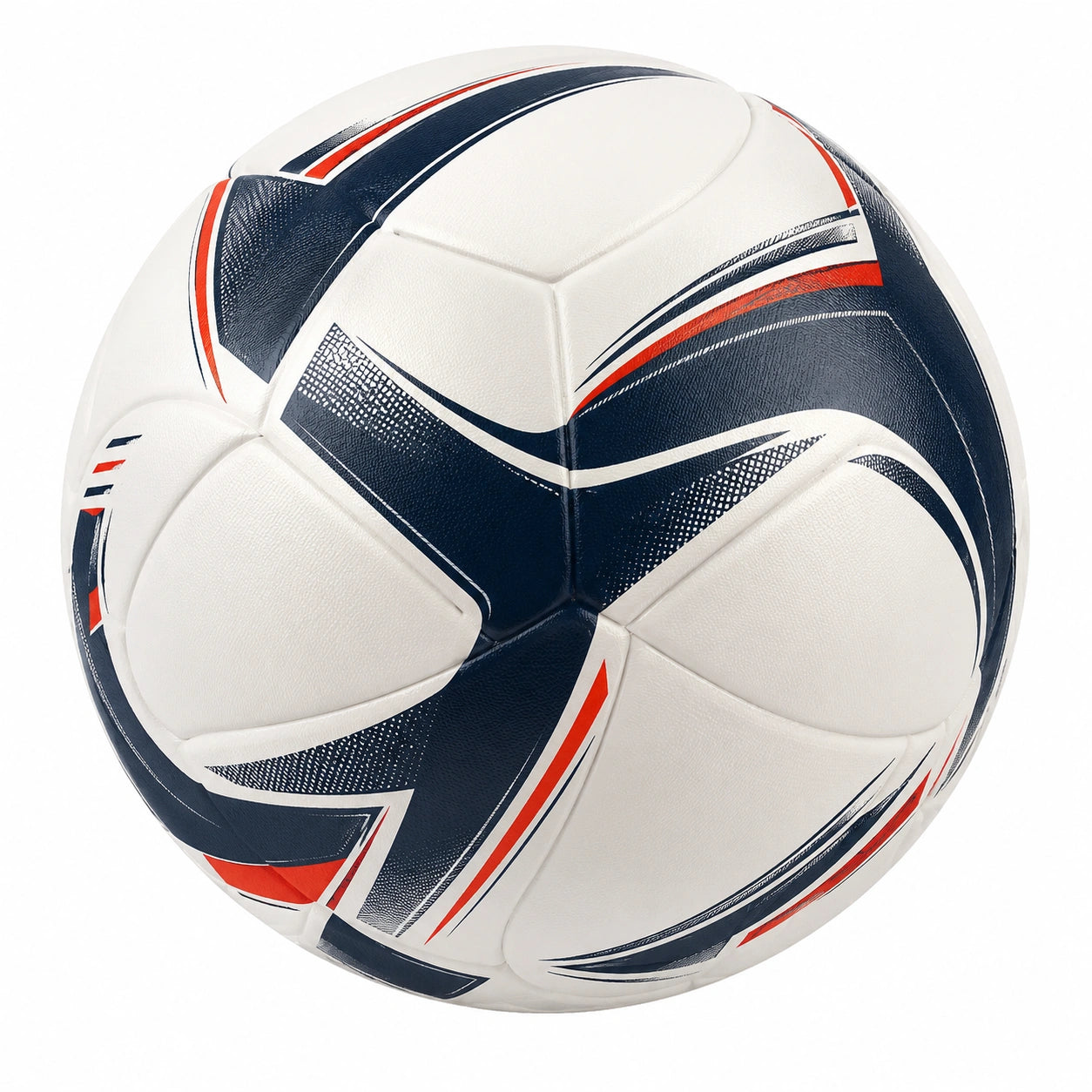 Balón de Fútbol Tamaño 5 Blanco/Azul/Negro