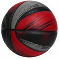 Balón de baloncesto multicolor rojo, negro y gris