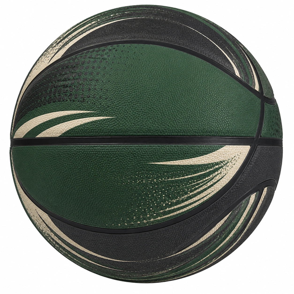 Balón de baloncesto para interior y exterior Verde/Negro