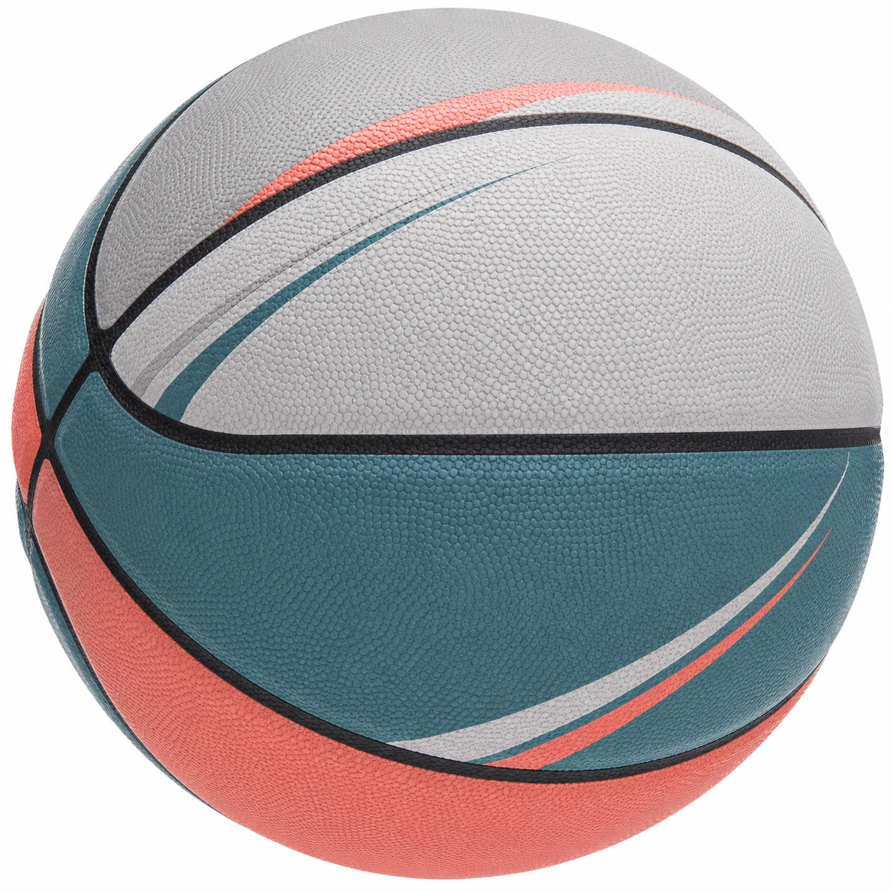 Balón de Baloncesto Multicolor para Uso en Interiores y Exteriores