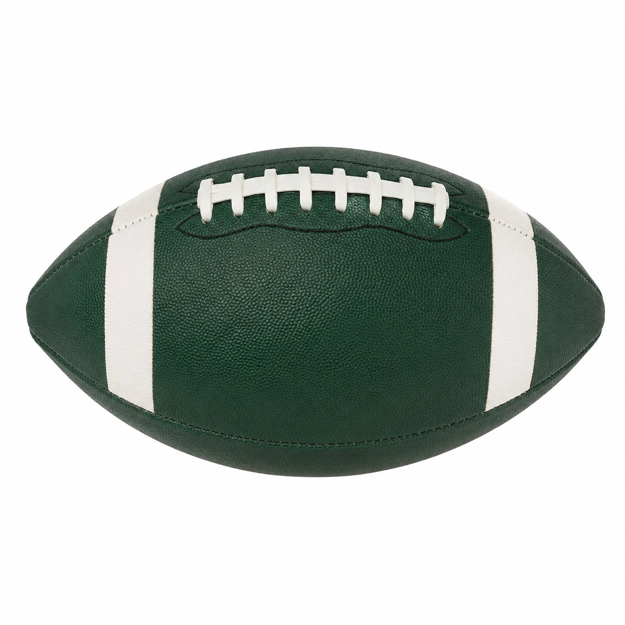 Balón de Fútbol Americano Verde y Blanco 30x15cm