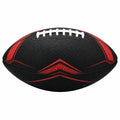 Balón de Fútbol Americano Negro y Rojo con Agarre Óptimo