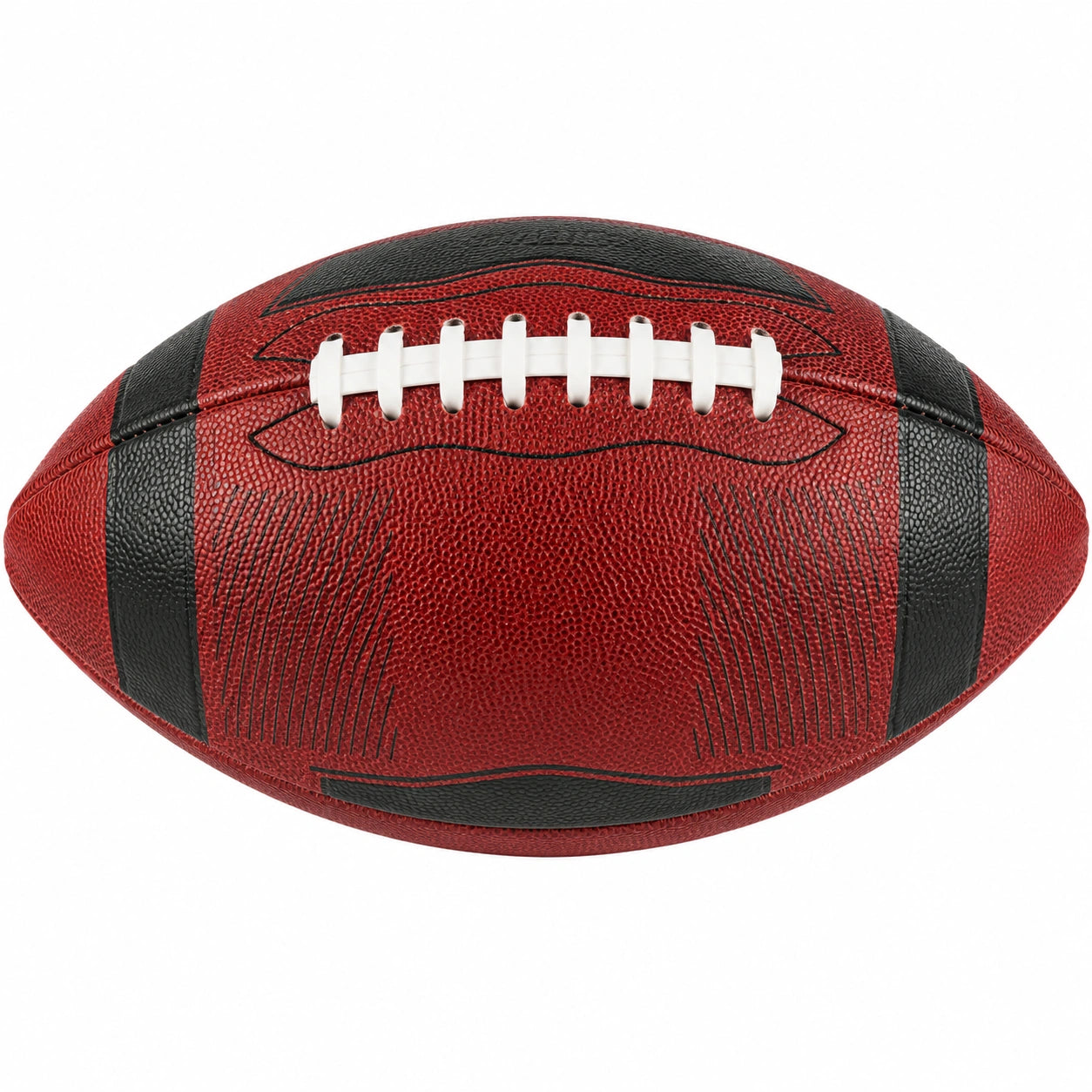 Balón de Fútbol Americano Profesional Rojo y Negro