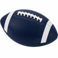 Balón de Fútbol Americano Profesional, Azul Marino y Blanco
