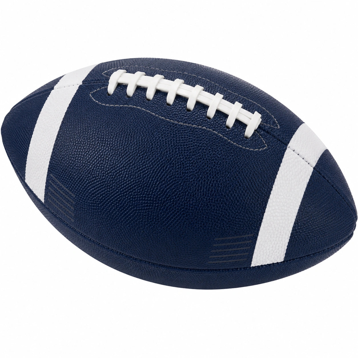 Balón de Fútbol Americano Profesional, Azul Marino y Blanco
