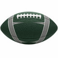 Balón de fútbol americano verde con gris y textura