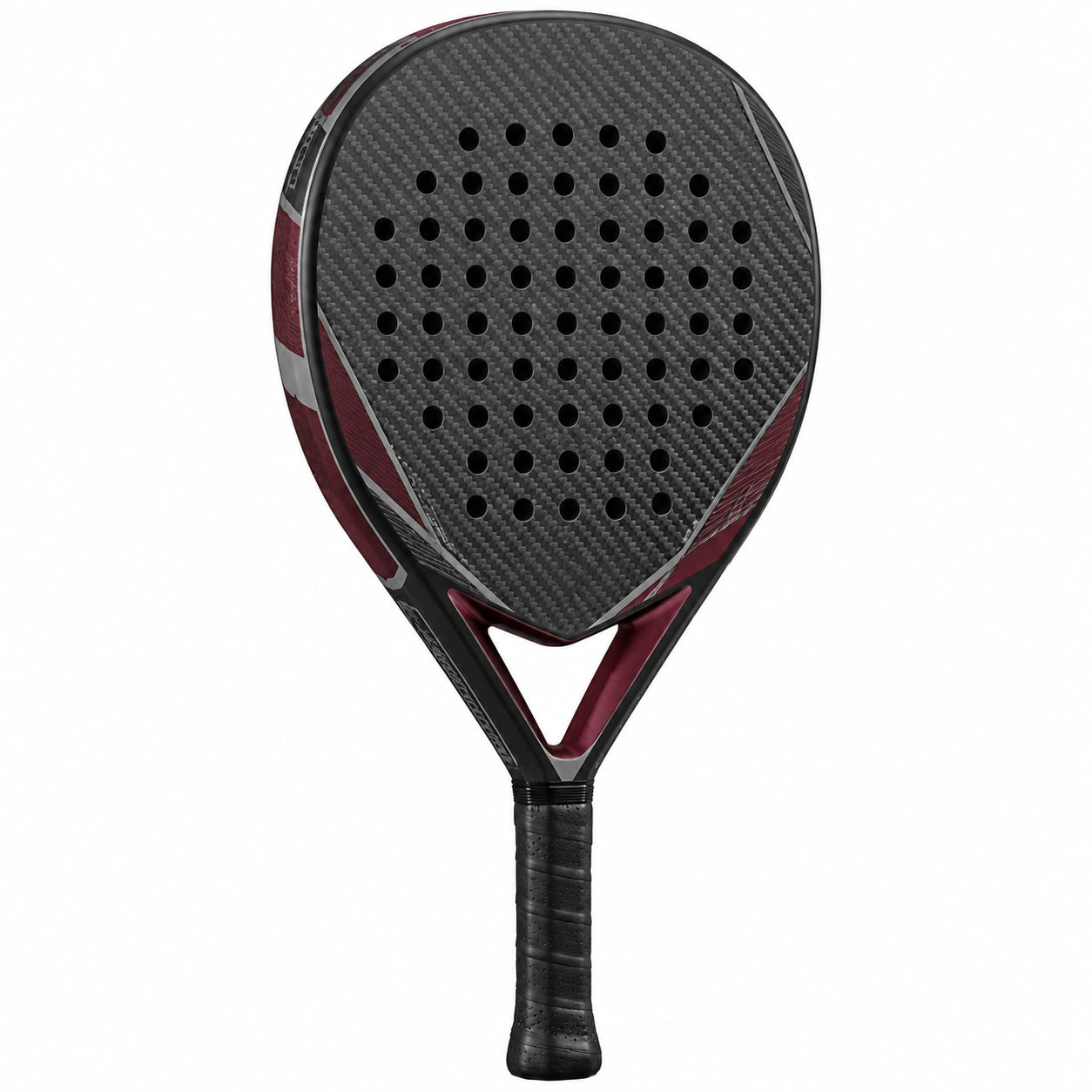 Pala de Pádel Profesional Negra y Roja