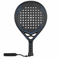 Pala de Pádel Negra y Azul con Marco de Carbono