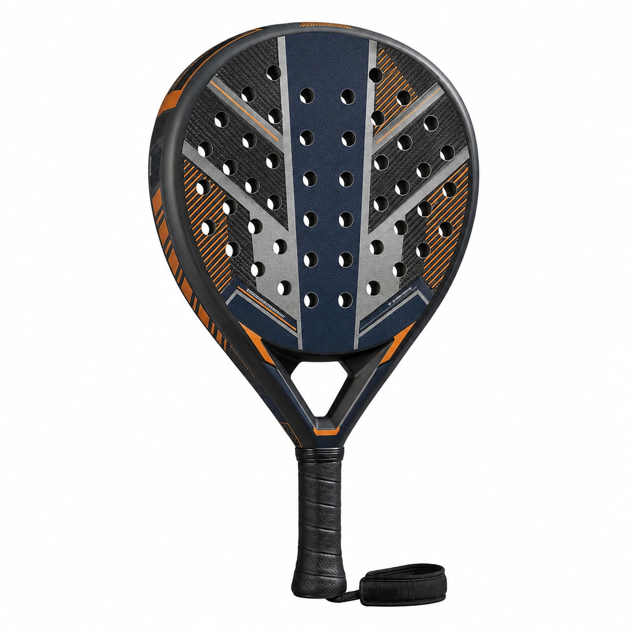 Pala de Pádel Diamante Azul y Naranja Alta Precisión