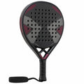 Pala de Pádel Negro/Rojo Avanzada
