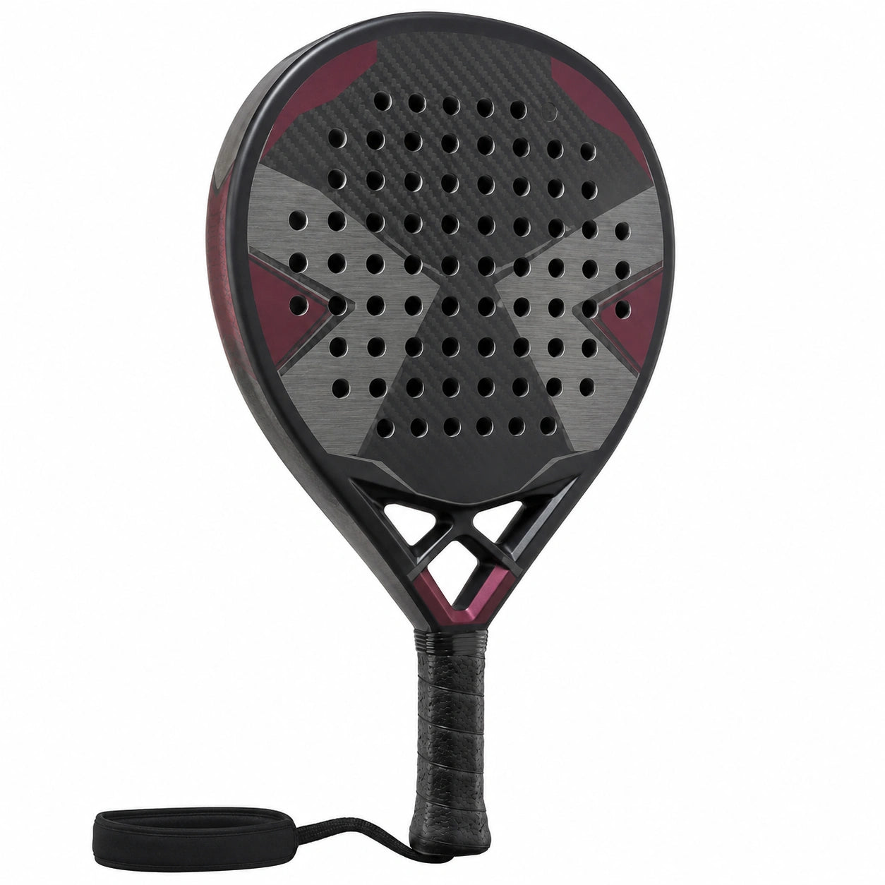 Pala de Pádel Negro/Rojo Avanzada