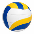 Balón de voleibol azul, amarillo y blanco, 21cm
