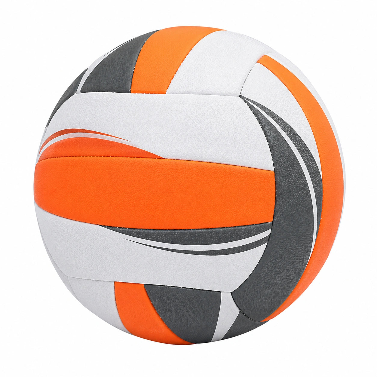 Balón de Voleibol Oficial Naranja, Blanco y Gris