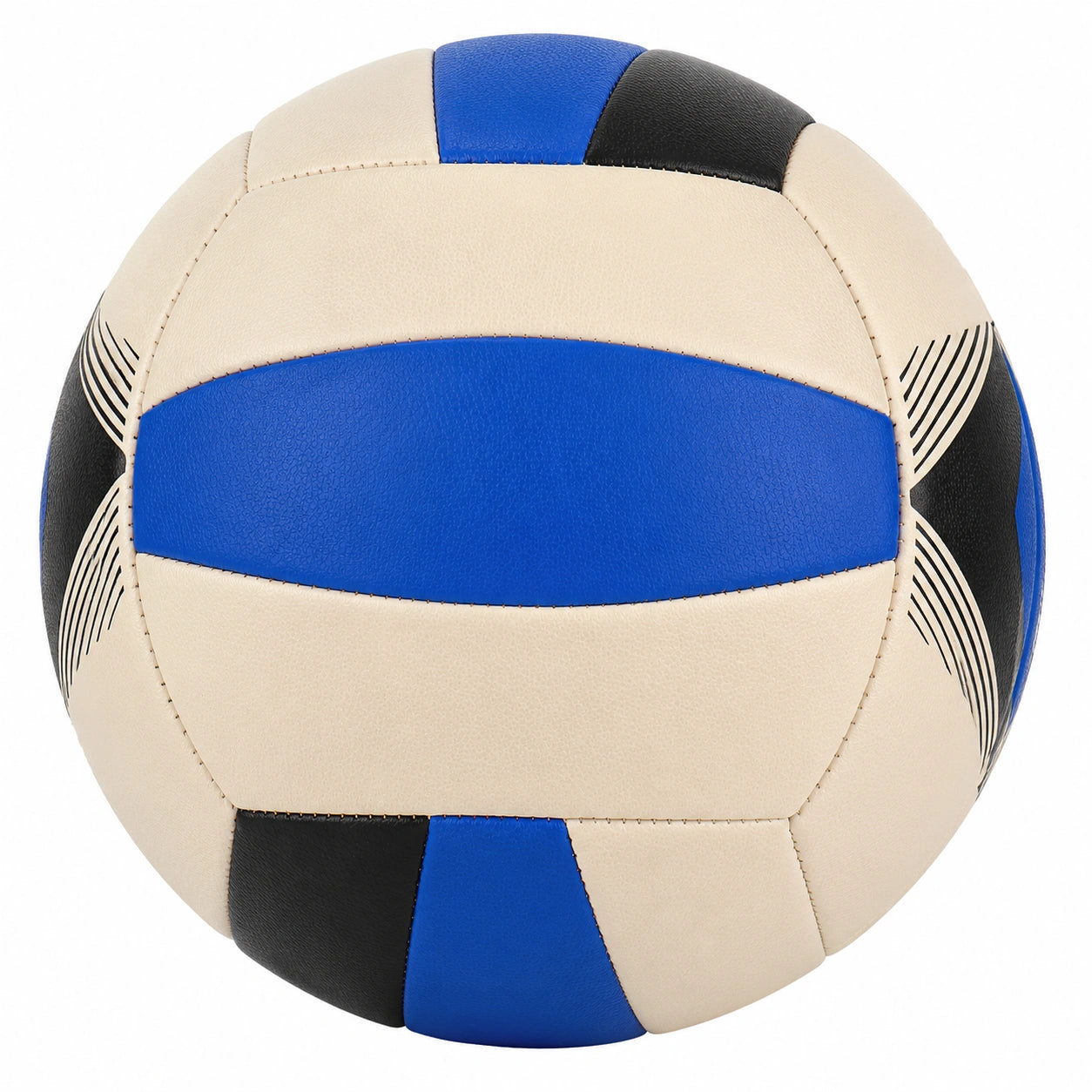 Balón de Voleibol Azul, Negro y Beige
