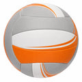 Balón de voleibol para entrenamiento exterior e interior naranja y gris