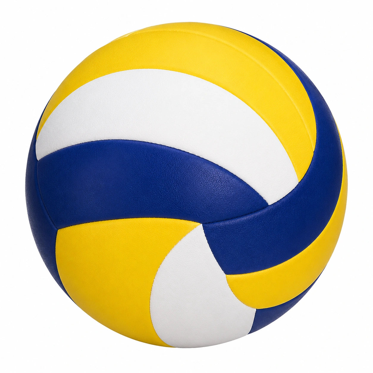 Balón de Voleibol Amarillo, Azul y Blanco para Competición
