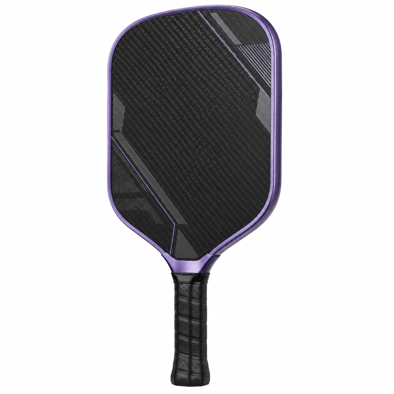 Pala de pickleball carbono negra y púrpura