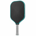 Pala de pickleball negra con borde verde