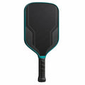 Pala de Pickleball Negra y Verde con Fibra de Carbono