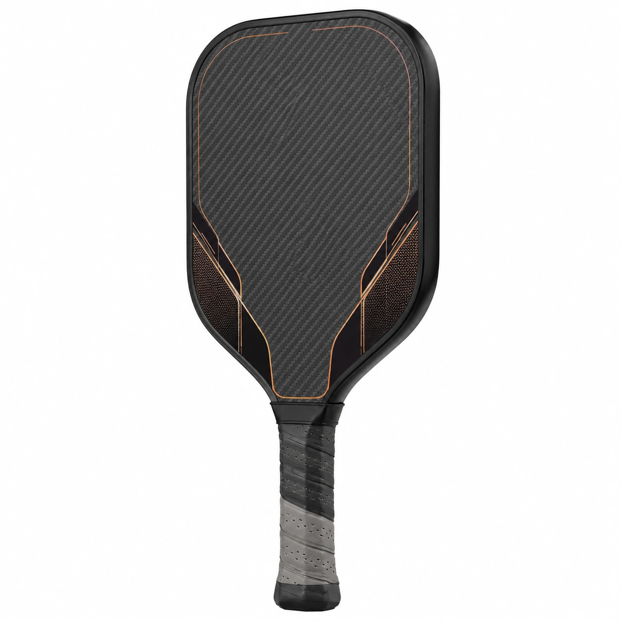 Pala de Pickleball Negra con Diseño Elegante