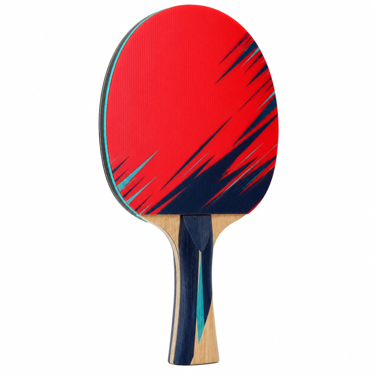 Raqueta de Tenis de Mesa Profesional Roja y Azul