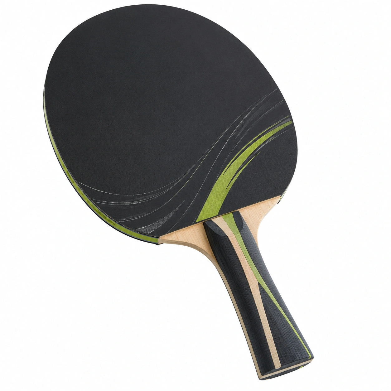 Raqueta de Tenis de Mesa Profesional Negro y Verde
