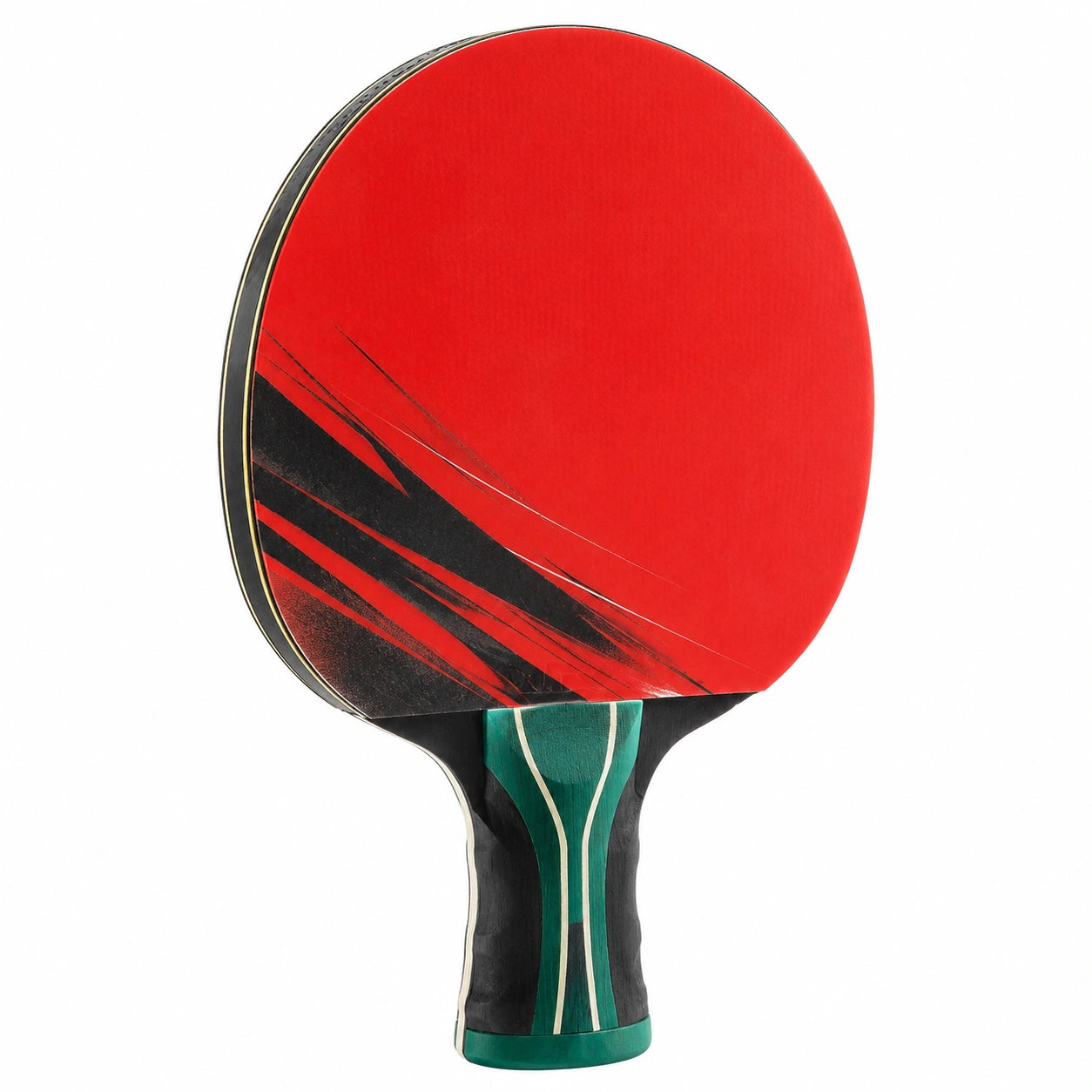 Paleta de Tenis de Mesa Profesional Roja y Negra