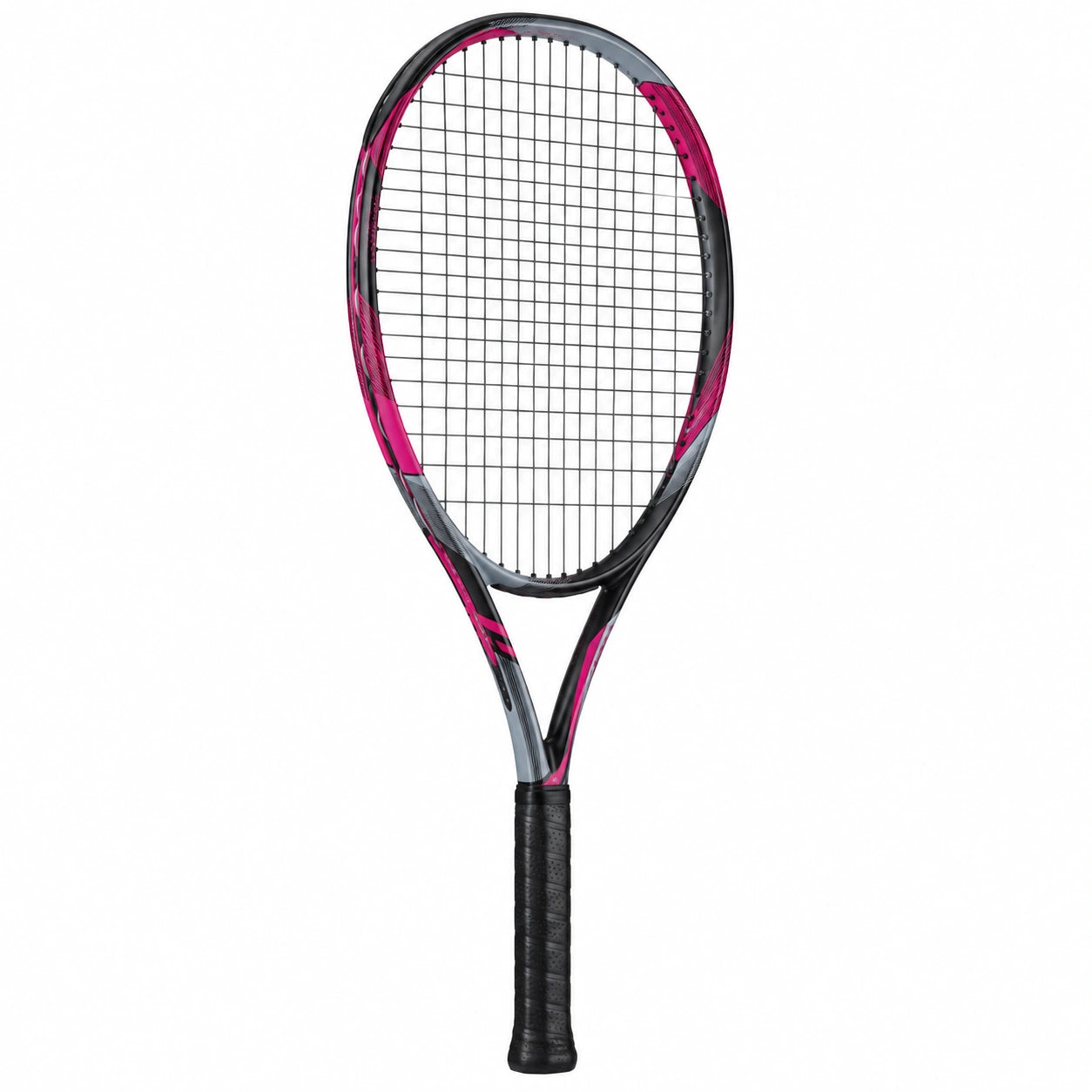 Raqueta de Tenis para Adulto Negra/Rosa 68cm