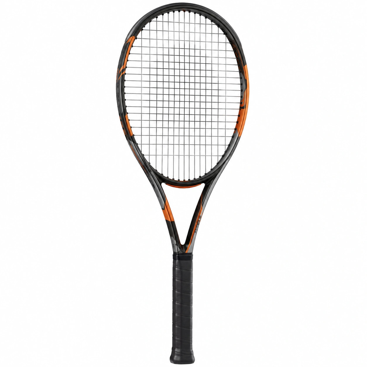 Raqueta de Tenis para Adultos Negro/Naranja