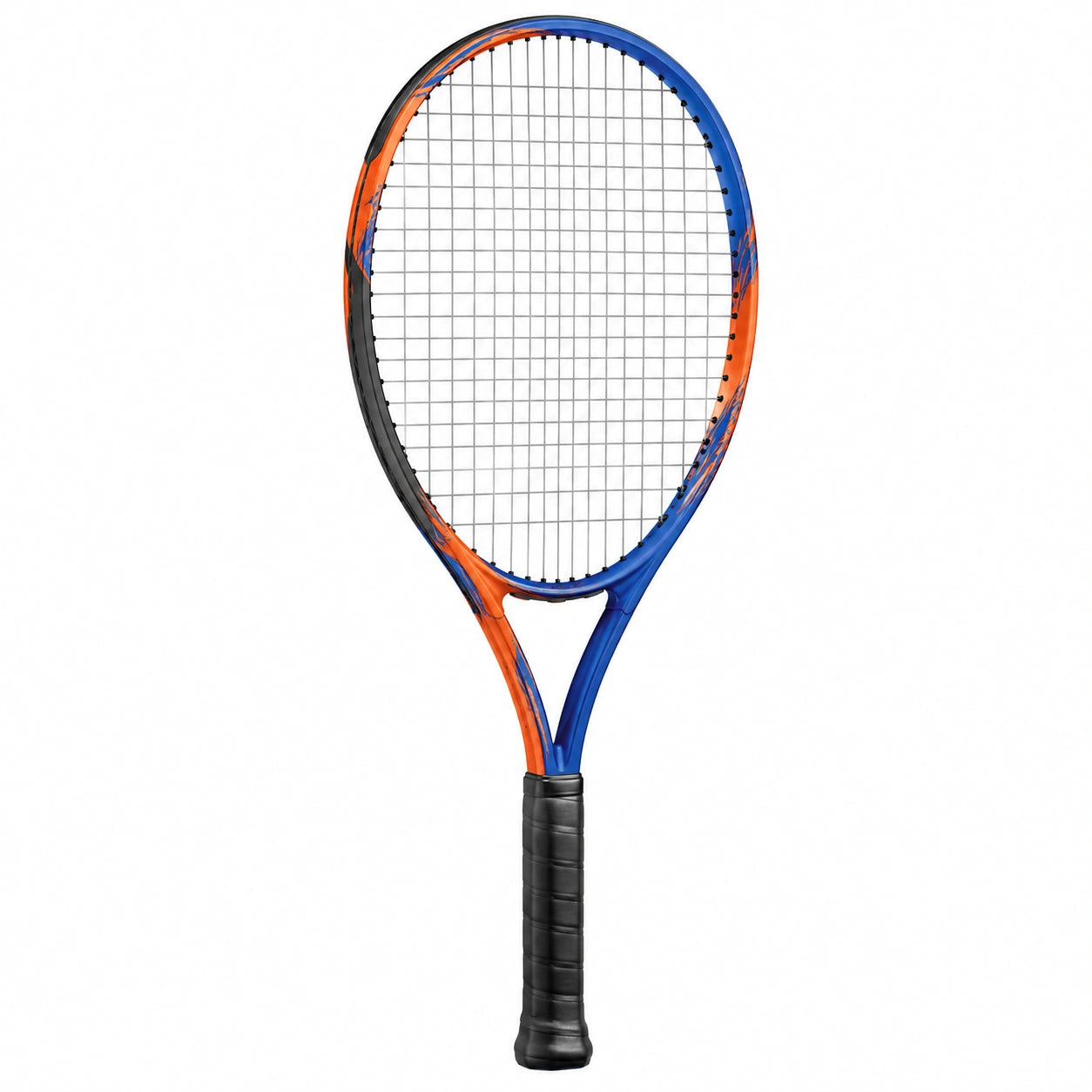 Raqueta de Tenis Adulto Ligera Azul y Naranja con Control y Precisión