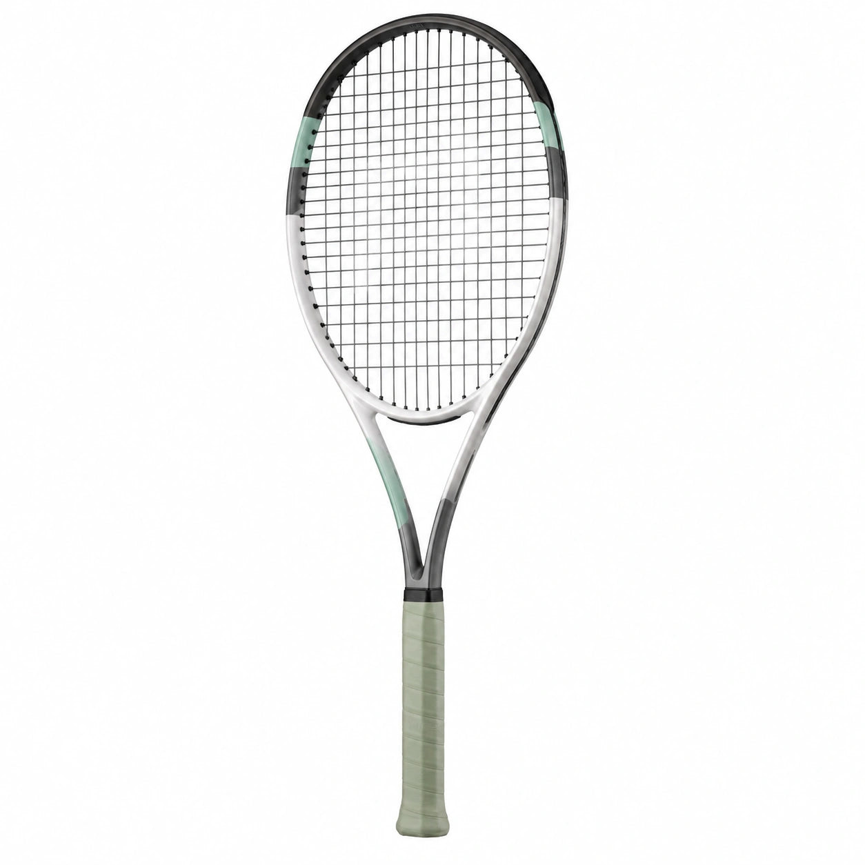Raqueta de tenis 68.5cm gris/verde