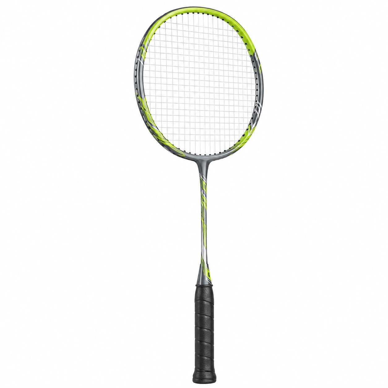 Raqueta de bádminton ligera para adultos verde y negro 67 cm