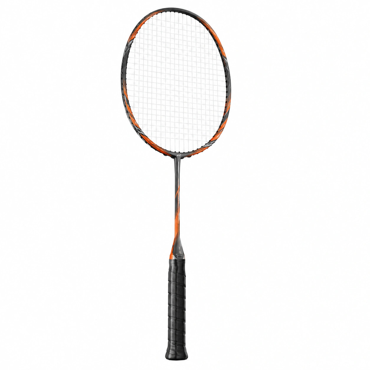 Raqueta de Bádminton Naranja y Negra para Adultos